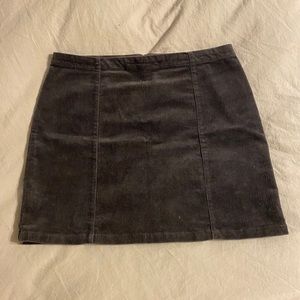 Corduroy skirt